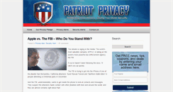 Desktop Screenshot of patriotprivacy.com